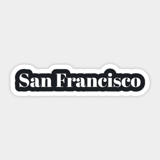 San Francisco Sticker